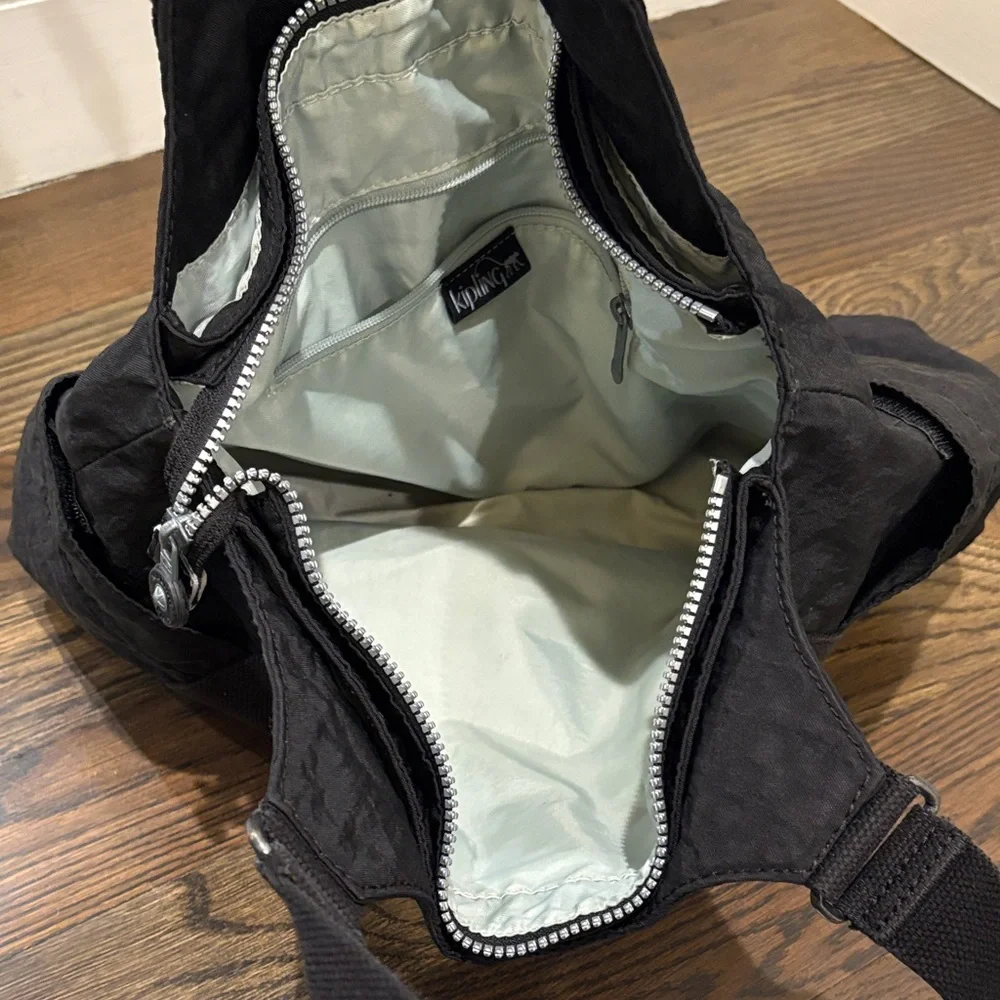 Kipling Black Nylon Heritage New Cicely Tote Bag